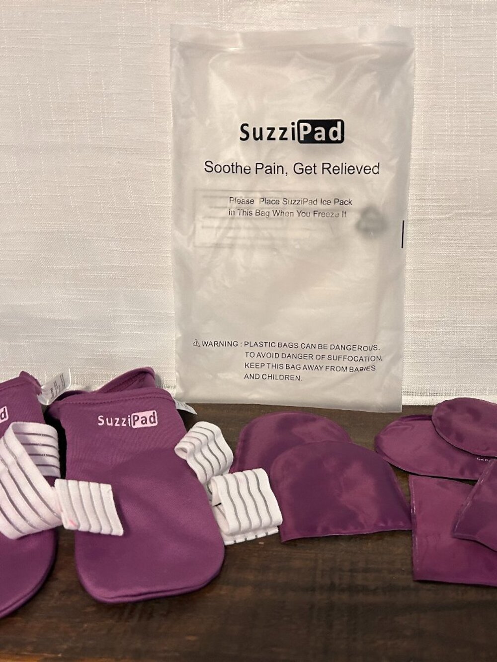 SuzziPad Ice Pack Cold Socks Kit